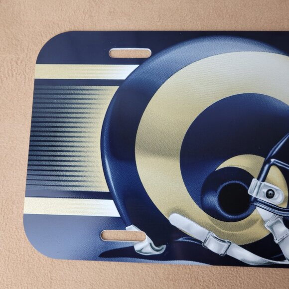 Vintage WinCraft ST. Louis Rams football plastic auto tag license plate &sticker - Picture 6 of 16